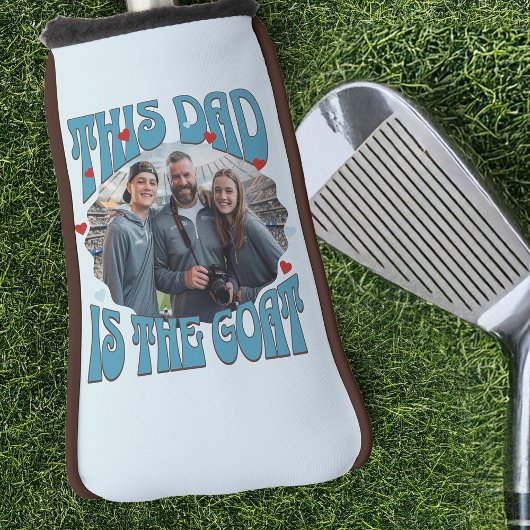 Papa is de beste retro aller tijden golfheadcover