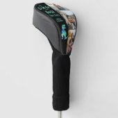 Papa is de Beste Tee Rex 3 Foto Grappig  Golfheadcover (Schuin)