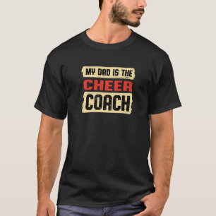 Papa is de kapper Coach Fathers Day Cheerlead Pa T-shirt