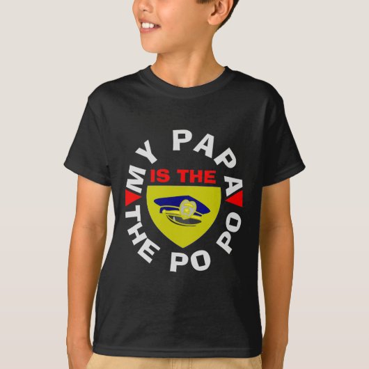 Papa is de PO T-shirt (Voorkant)