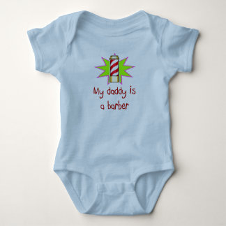 Papa is een Barber baby t-Shirt