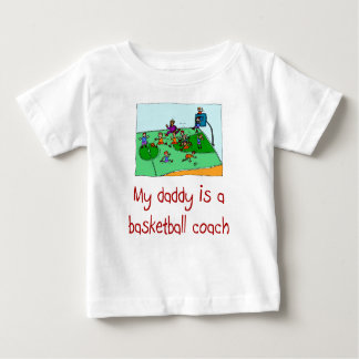 Papa is een Basketball Coach baby shirt