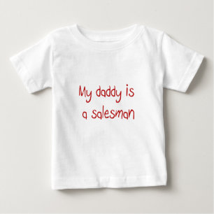 Papa is een Salesman Baby T-shirt