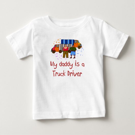 Papa is een Truck Driver shirt (Voorkant)