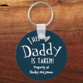 Papa is eigendom van Kinder namen Sleutelhanger (Voorkant)