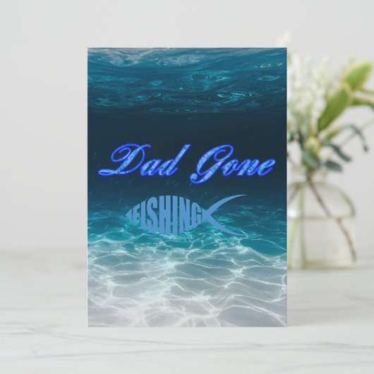 Papa is Gevist Kaart (Staand voorkant)