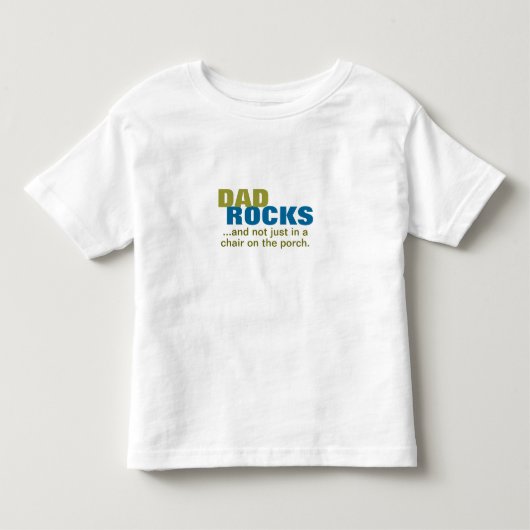 Papa is geweldig kinder shirts (Voorkant)