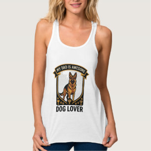 Papa Is Geweldige Hond Liefhebber Duitse Herders P Tanktop