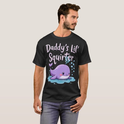 Papa is Lil' Squirter T-shirt (Voorkant volledig)