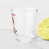 papa is met pensioen  shot glas (Rechts)