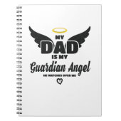 Papa is mijn beschermengel die over me waakt ter n notitieboek (Voorkant)
