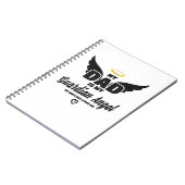 Papa is mijn beschermengel die over mij waakt ter notitieboek (Linkerzijde)