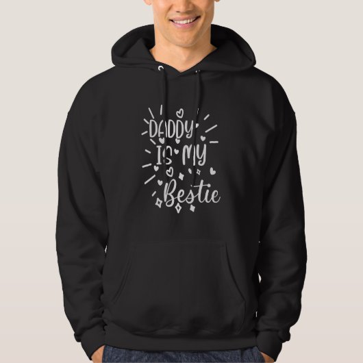 Papa is mijn Bestie 26 Hoodie (Voorkant)
