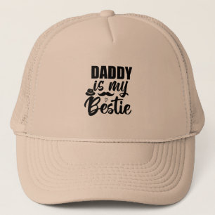 Papa is mijn Bestie, speciale obligatie met je vad Trucker Pet
