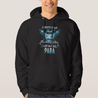 Papa is mijn Guardian Angel Love Peace for ever Pa Hoodie