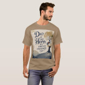 Papa is mijn heldenshirt t-shirt (Voorkant volledig)