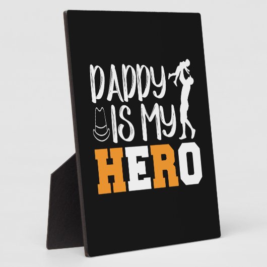 Papa is mijn Hero Fotoplaat (Zijkant)