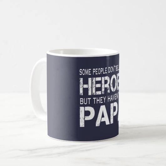 PAPA IS MIJN HERO KOFFIEMOK (Voorkant links)