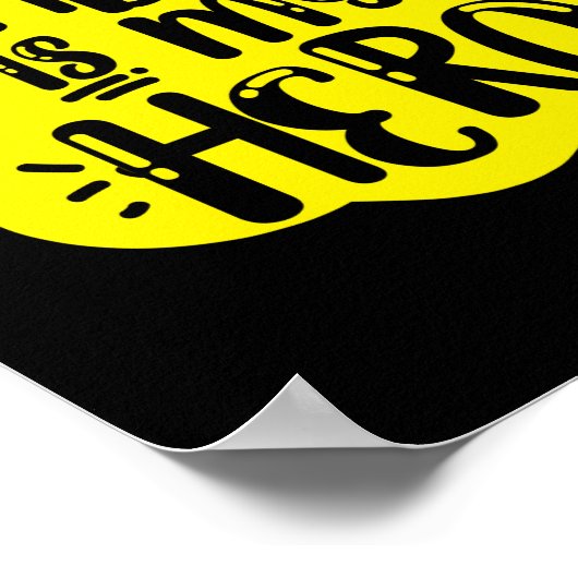 papa is mijn Hero Poster (Hoek)