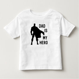 Papa is Mijn Hero/Vaderdag Cute Baby Kinder Shirts