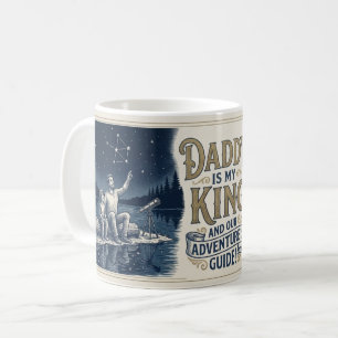 "Papa is mijn Koning" Avonturen Gids Keramische Mo Koffiemok