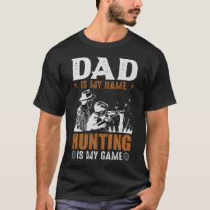 PAPA is Mijn Naam Jagen is Mijn Game T-shirt