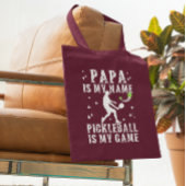 PAPA is mijn naam PICKLEBALL is mijn spelcadeau vo Tote Bag