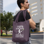 PAPA is mijn naam PICKLEBALL is mijn spelcadeau vo Tote Bag