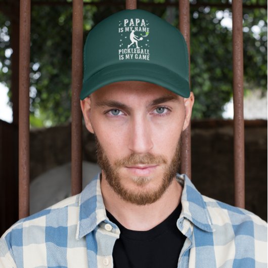 PAPA is mijn naam PICKLEBALL is mijn spelcadeau vo Trucker Pet
