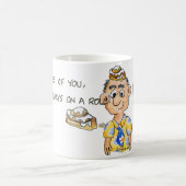 Papa is mijn ROLL model - Funny Coffee Mok (Center)