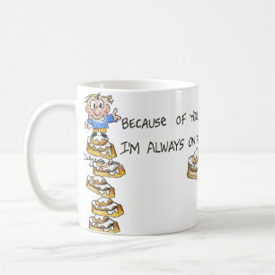 Papa is mijn ROLL model - Funny Coffee Mok