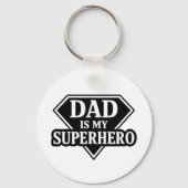 Papa is mijn superheld sleutelhanger (Voorkant)