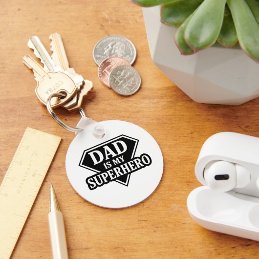 Papa is mijn superheld sleutelhanger (Bureau)