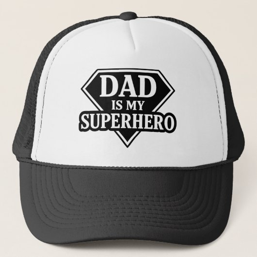 Papa is mijn superheld trucker pet (Voorkant)