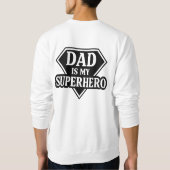 Papa is mijn superheld trui (Achterkant)