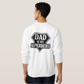 Papa is mijn superheld trui (Achterkant volledig)
