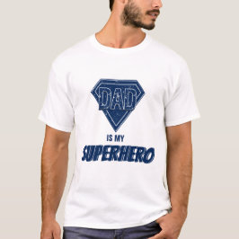 Papa is mijn superheld Vaderdag T-shirt