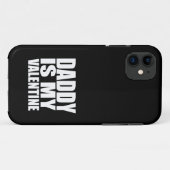 Papa is mijn Valentijn Case-Mate iPhone Case (Achterkant (horizontaal))