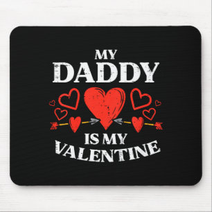 Papa is mijn Valentijnsdag Peuter Meisjes Valentij Muismat