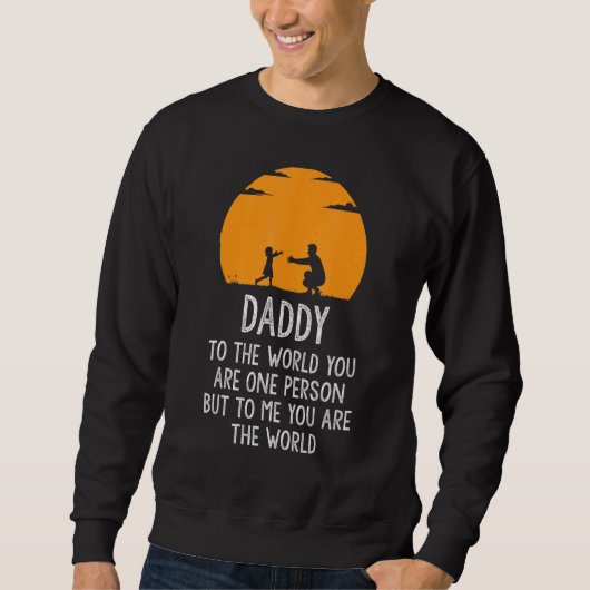Papa is mijn wereld trui (Voorkant)