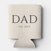 Papa is modern Nieuwe papa gepromoveerd tot papa  Blikjeskoeler (Achterkant)