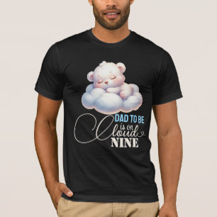 Papa is op cloud negen Baby shower T-shirt