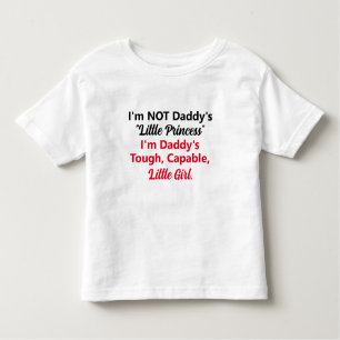 Papa is stoer, capabel, meisje kinder shirts