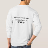 PAPA is.. T-shirt (Achterkant)
