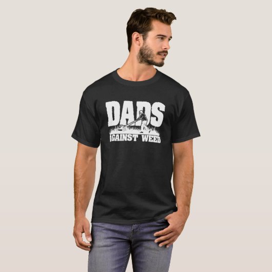 Papa is tegen wiet t-shirt (Voorkant volledig)