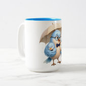 Papa Is The Shelter Coffee Mok | Vaderdag Vogel (Voorkant links)