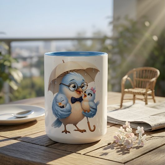 Papa Is The Shelter Coffee Mok | Vaderdag Vogel