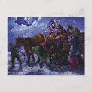 Papa is thuis briefkaart