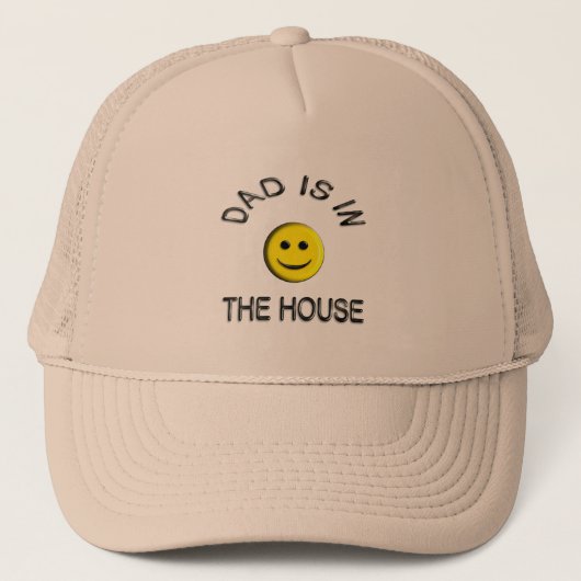 Papa is thuis trucker pet (Voorkant)