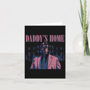 Papa is thuis Trump Roze 2024 2024 Trump Terugkeer Kaart